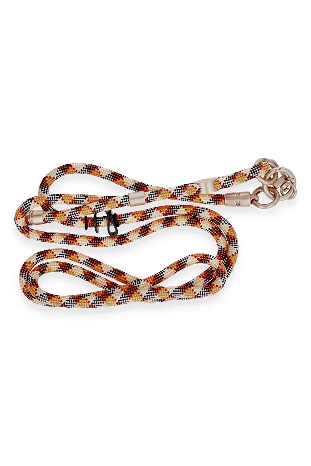 JE Desenli Boyun Askısı - Turuncu-(5796)