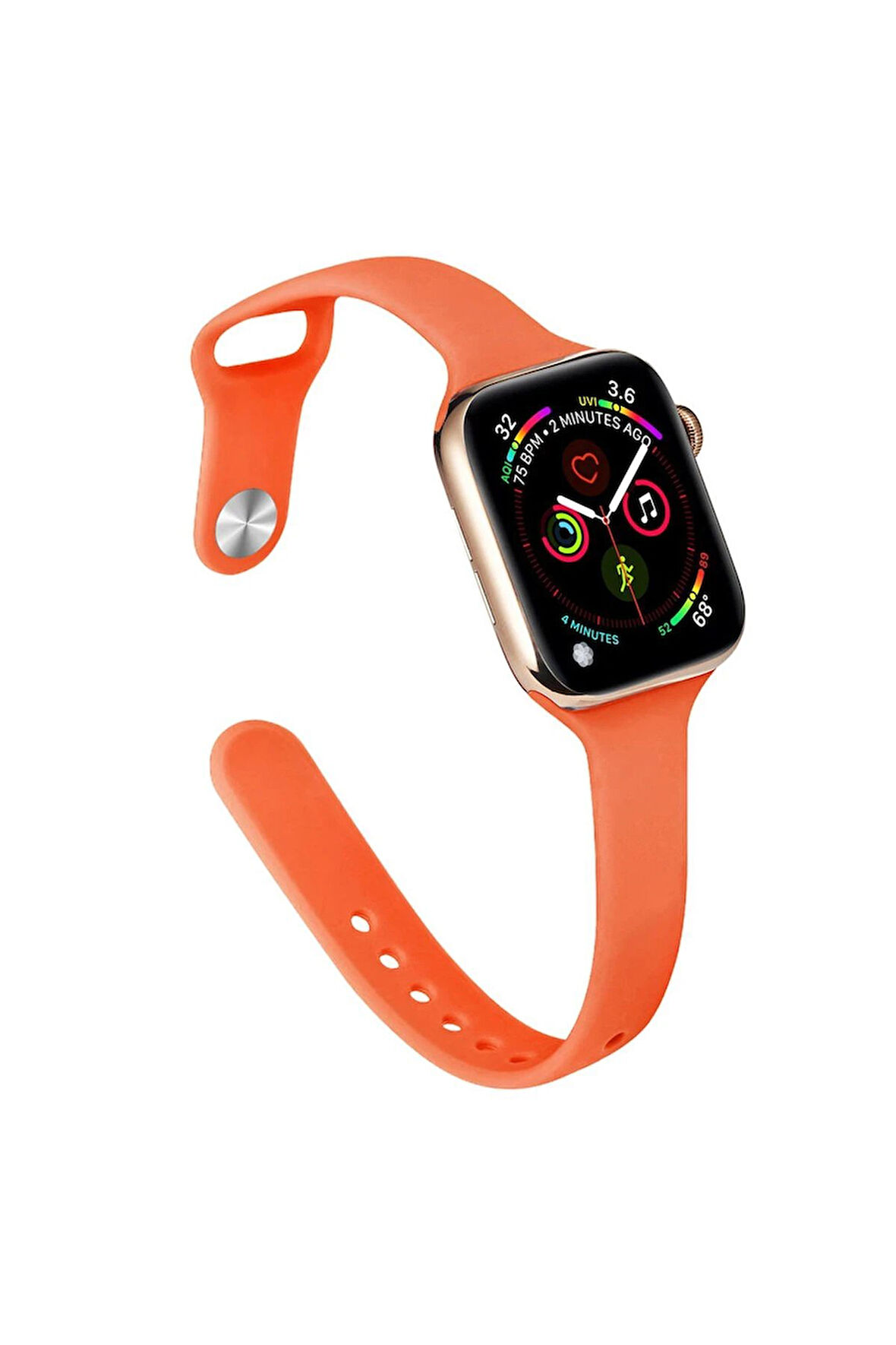 Apple Watch 38mm Klasik Kordon - Yavruağzı-(5796)