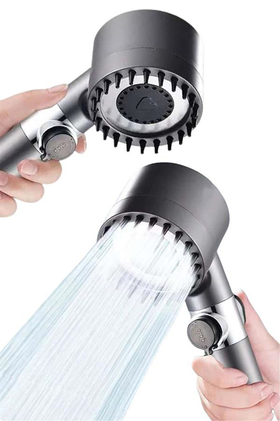 Yeni Nesil Duş Başlığı Paslanmaz Çelik Masaj Etkili Ergonomik Tasarım Su Bas?