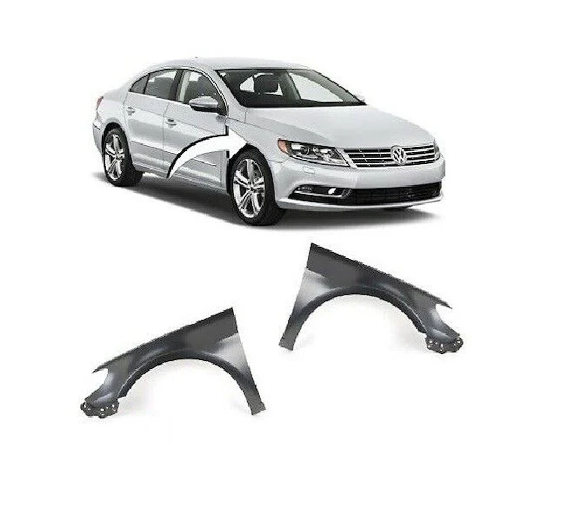 Volkswagen Passat Cc Ön Çamurluk Sağ 2009 Sonrası Uyumlu