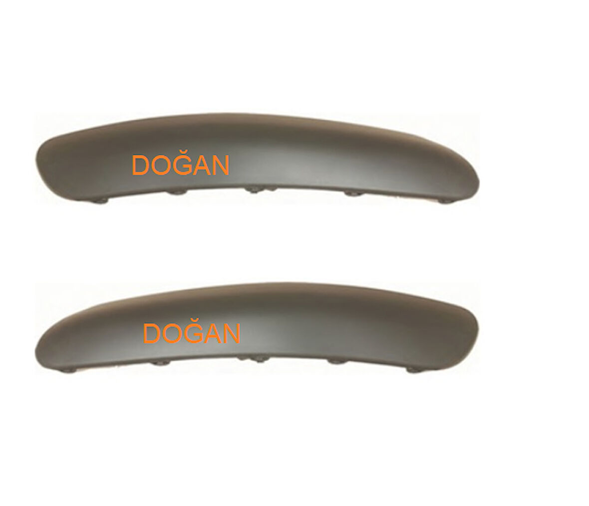 Citroen C3 Ön Tampon Bandı Siyah Sol 2002 Sonrası Uyumlu