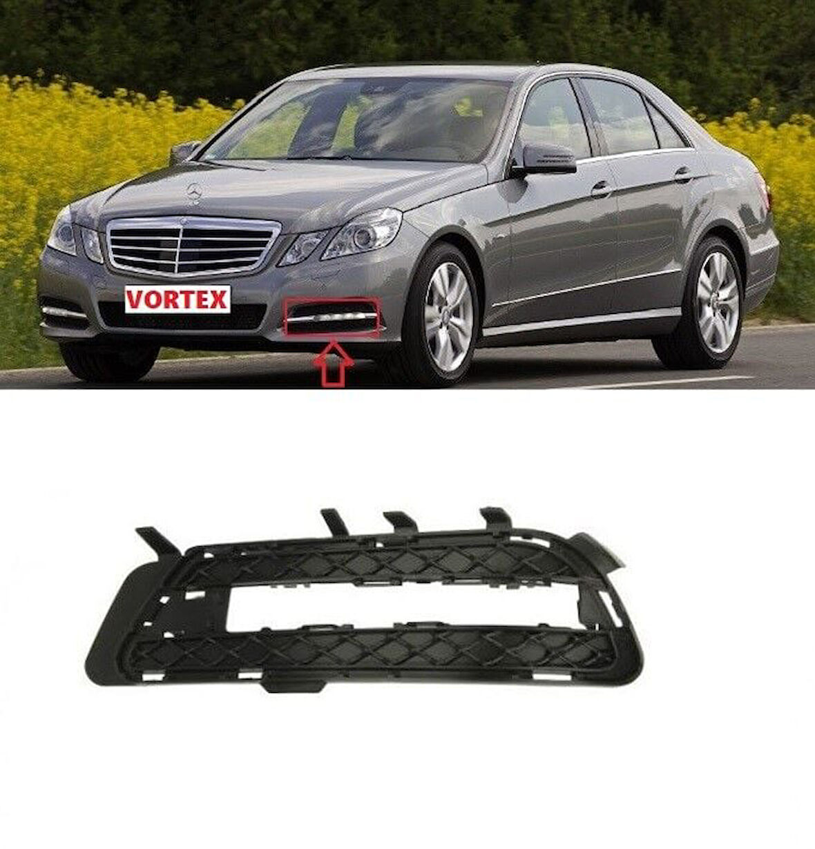 Mercedes W212 Led Sis Far Kapağı Sol (Avangarde) 2009 Sonrası Uyumlu
