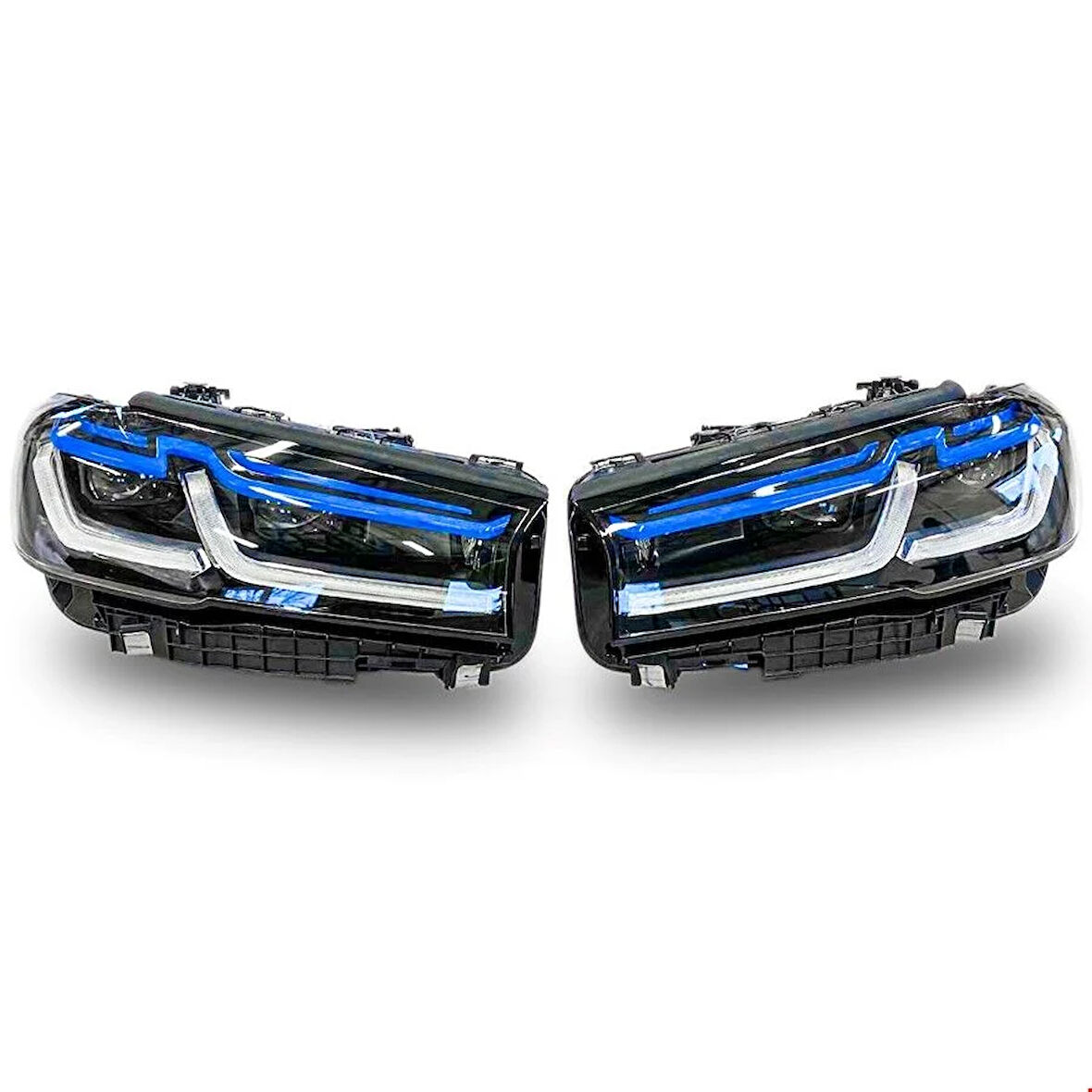 Bmw G30 Ön Far DÖnüşüm Seti Beyinsiz (Shadow Lazer) 2020 Sonrası Uyumlu