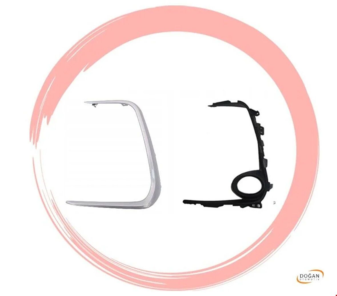 Toyota Corolla Sis Far Çerçevesi Sol İç-Dış Gri 2019 Sonrası Uyumlu