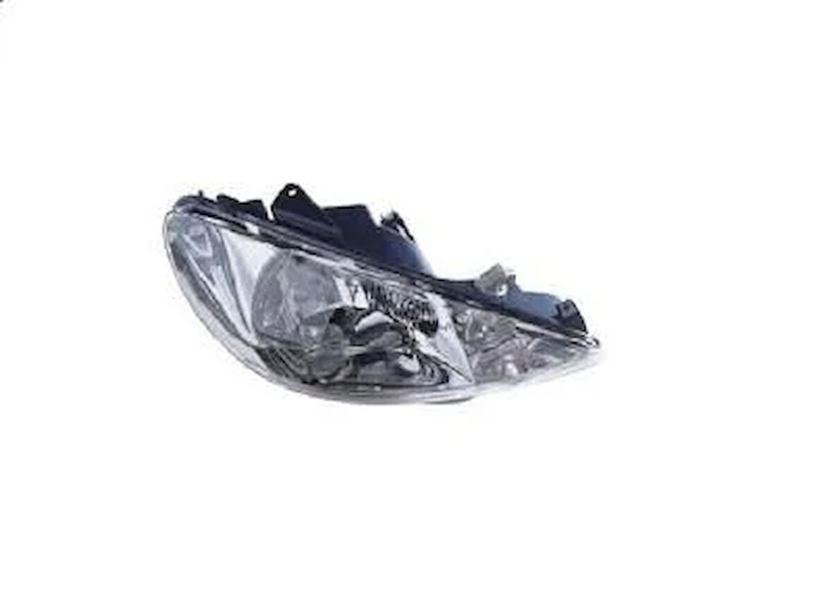Peugeot 206 Ön Far Şeffaf Sağ 2002 Sonrası Uyumlu