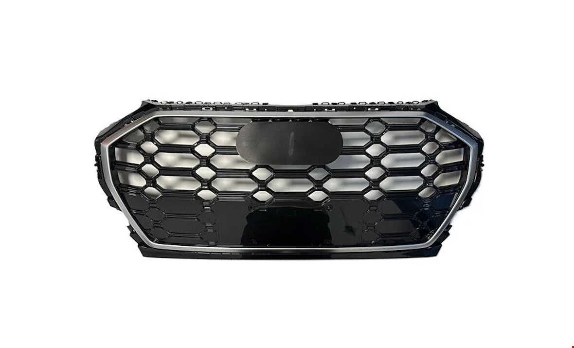 Audi Q5 Ön Panjur (Parlak Gri-mat Krom Çerçeve) 2021 Sonrası Uyumlu