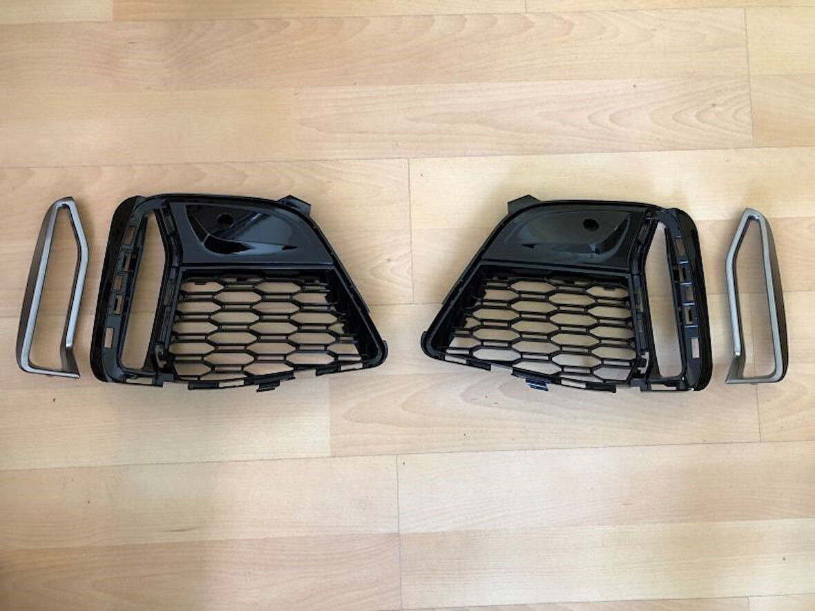 Bmw 3 Serisi G20 Ön Tampon Izgara Seti (Piano Black) 2019 Sonrası Uyumlu