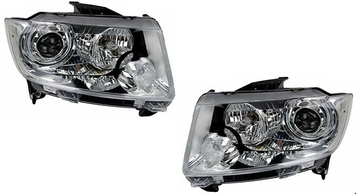 Jeep Compass Ön Far Takımı (Halojen-mercek) 2011 Sonrası Uyumlu