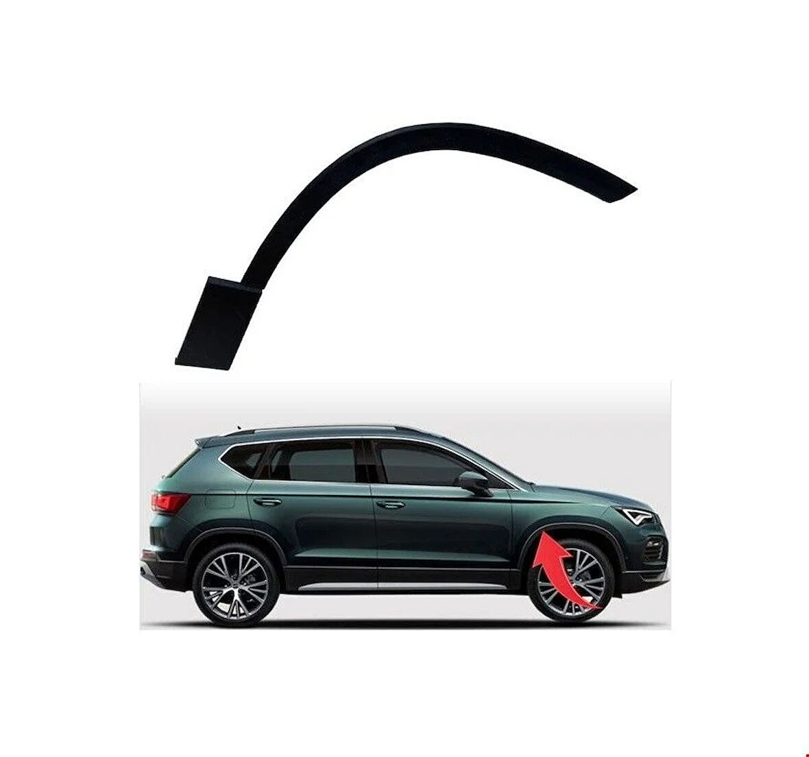 Seat Ateca Ön Çamurluk Dodik Sağ Büyük Parça 2016 Sonrası Uyumlu