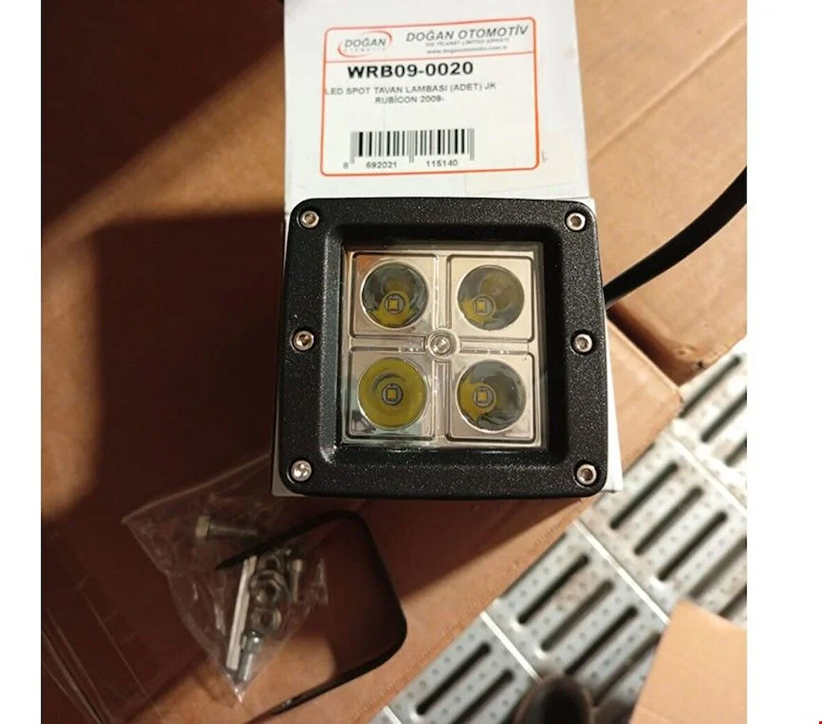 Jeep Wrangler Jk Rubicon Led Spot Tavan Lambası (Adet) 2009 Sonrası Uyumlu