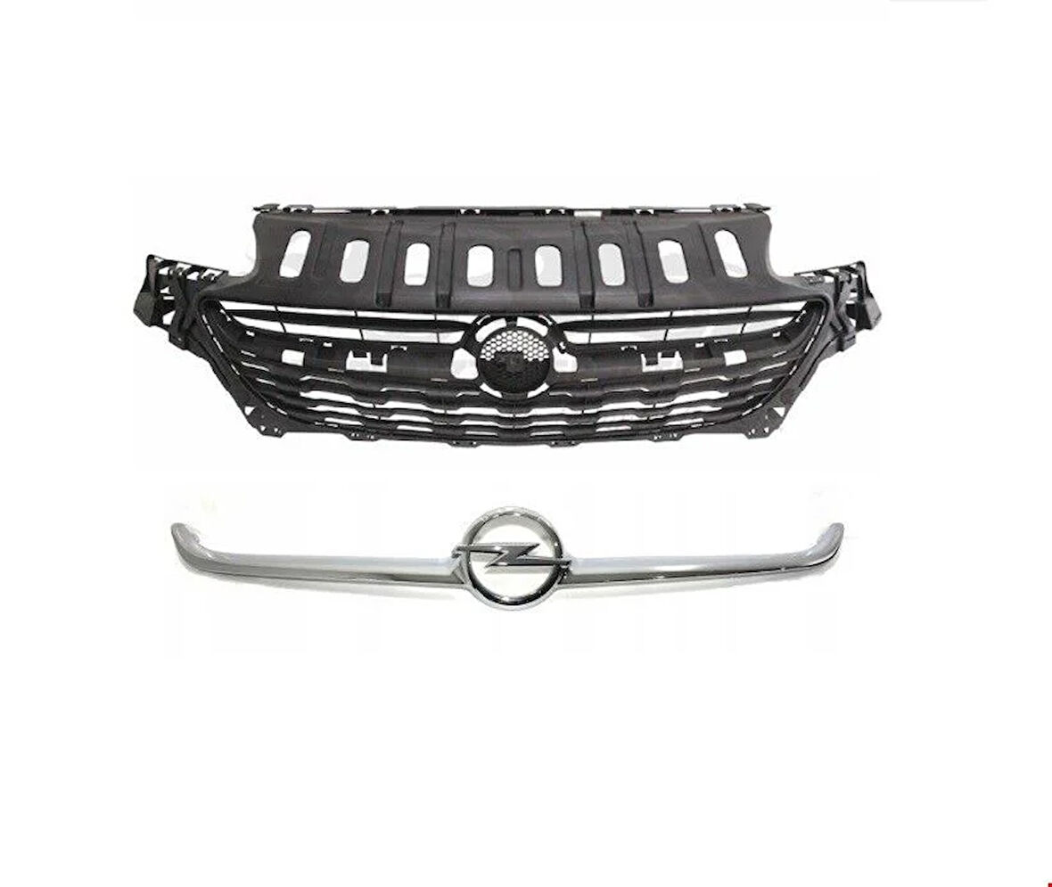 Opel Corsa E Ön Panjur Seti Nikelajlı 2015 Sonrası Uyumlu