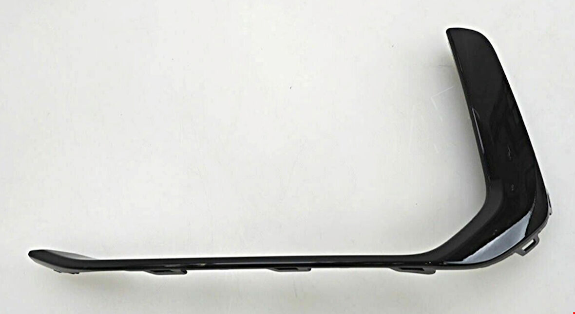 Audi A6 Ön Tampon Kaplaması Sol S-line (Siyah) 2020 Sonrası Uyumlu