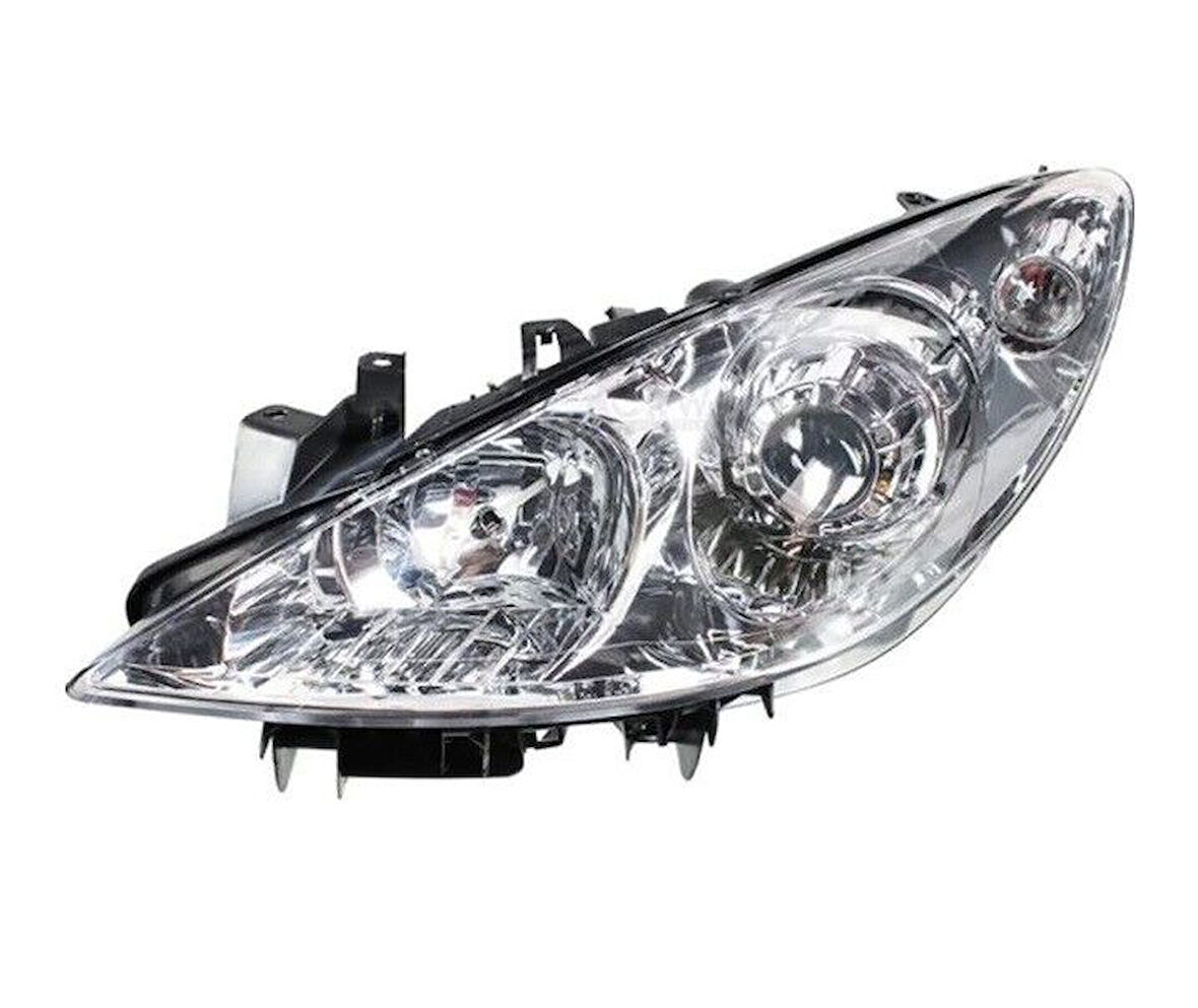 Peugeot 307 Ön Far Sol (Mercekli-motorlu) 2006 Sonrası Uyumlu
