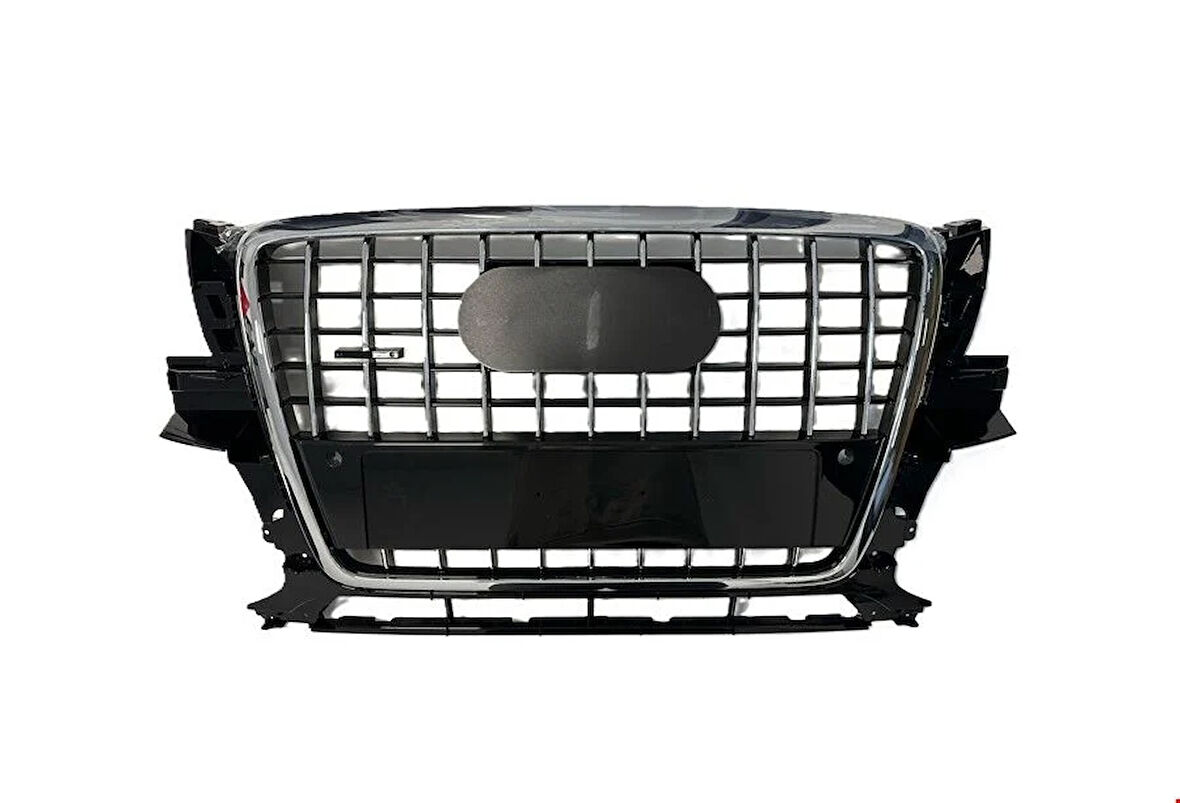 Audi Q5 S-Line 2009 ve Sonrası Ön Panjur Piano Black