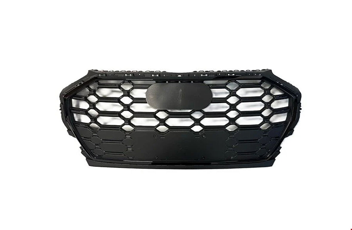 Audi Q5 Ön Panjur (Mat Siyah-parlak Siyah ÇErçeve) 2021 Sonrası Uyumlu