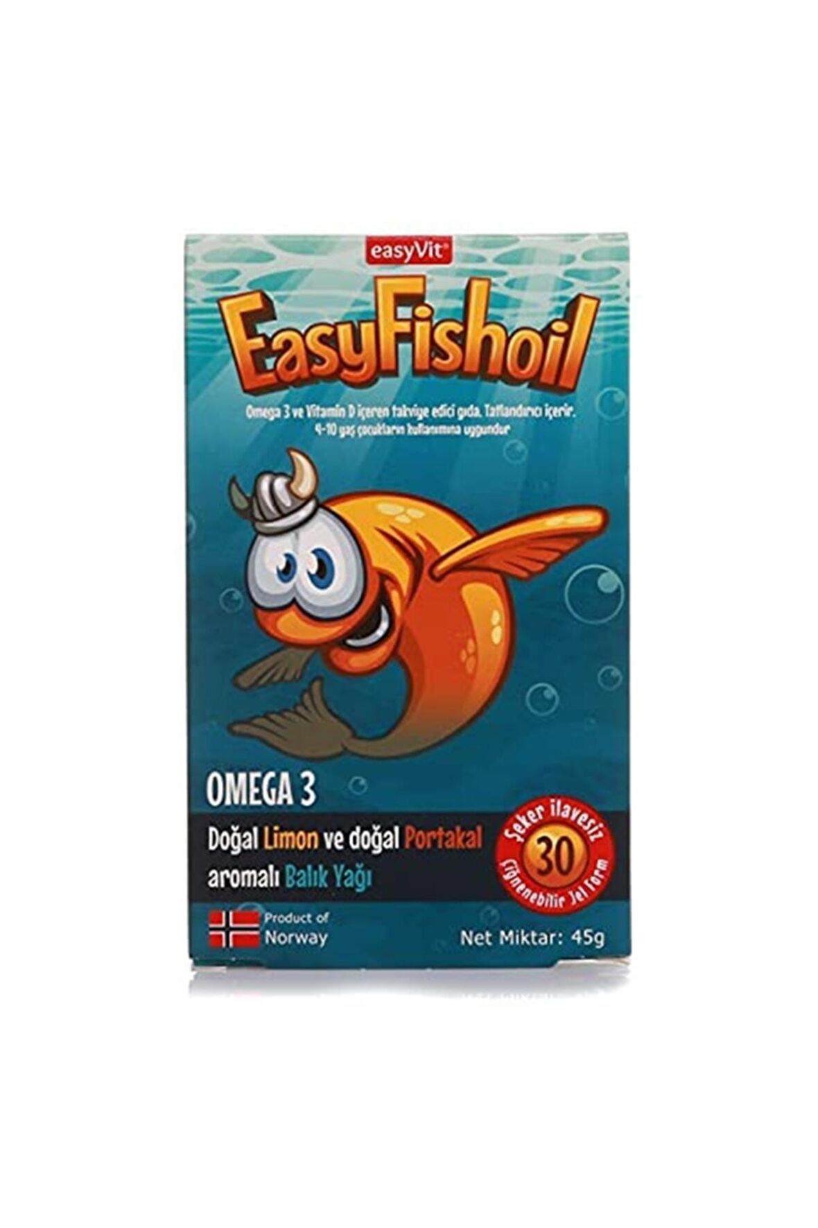 Easyfishoil Omega 3 30 Çiğnenebilir Jel Tb