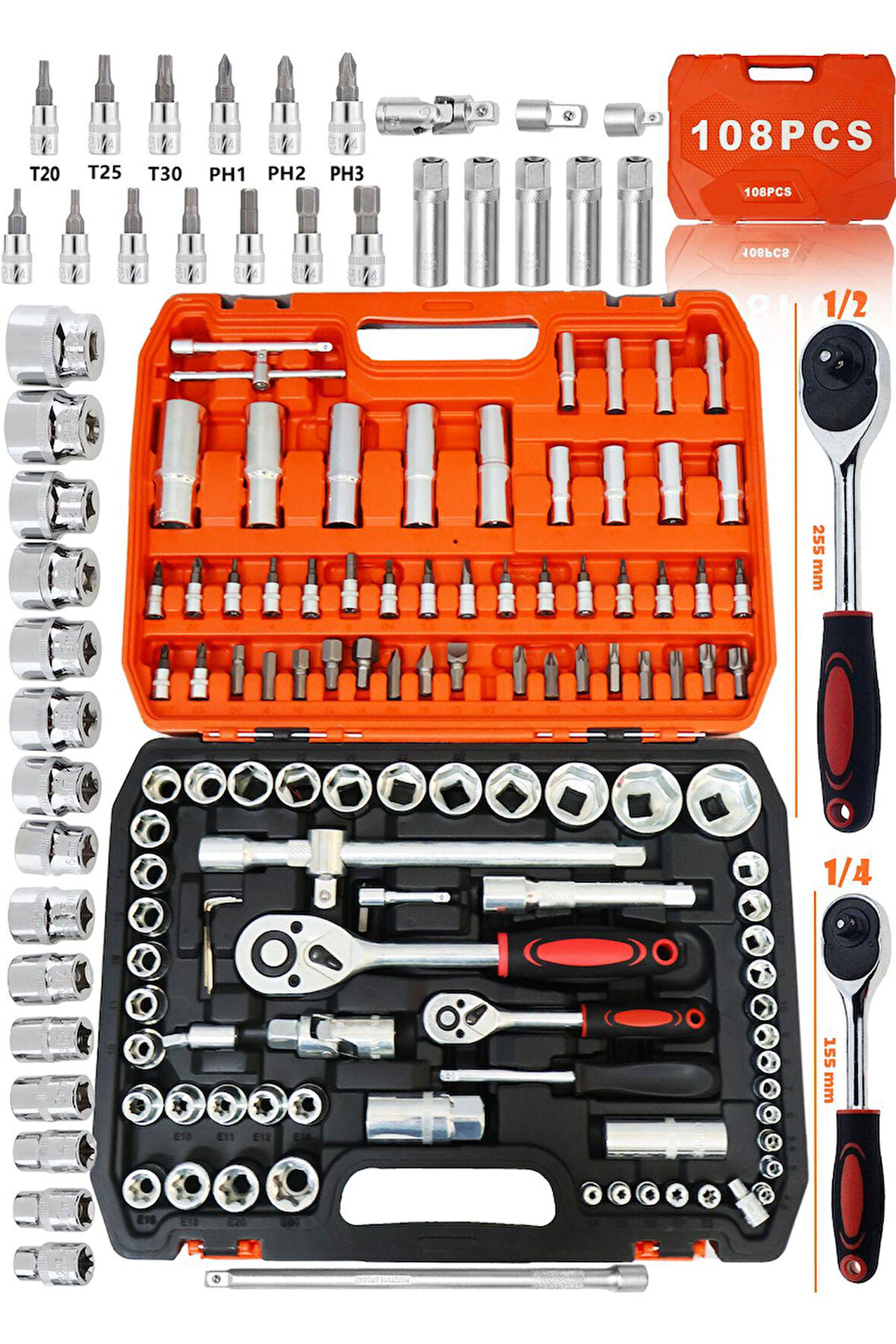 108 PARÇA LOKMA SETİ (TURUNCU)