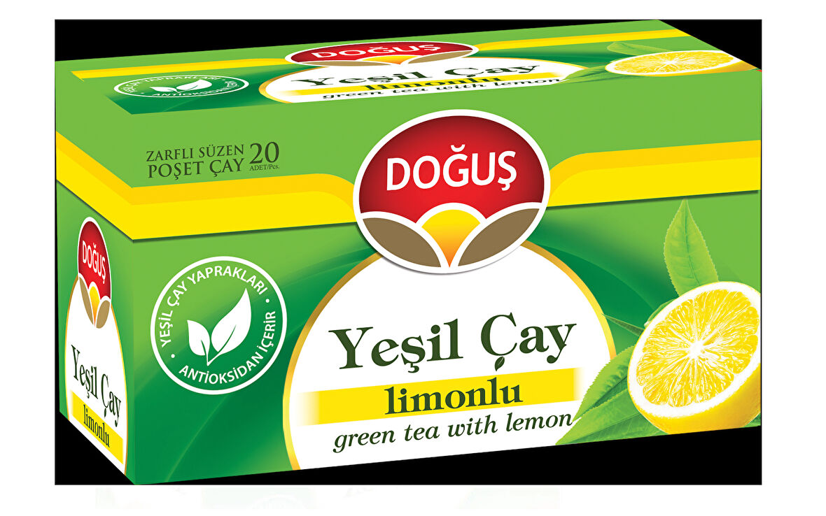 Doğuş Yeşil Çay Limonlu 20'Li Bardak Poşet