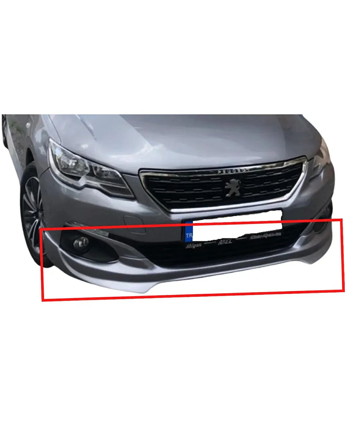 PEUGEOT 301 MAKYAJLI KASA ÖN TAMPON EKİ (( BOYASIZ ))