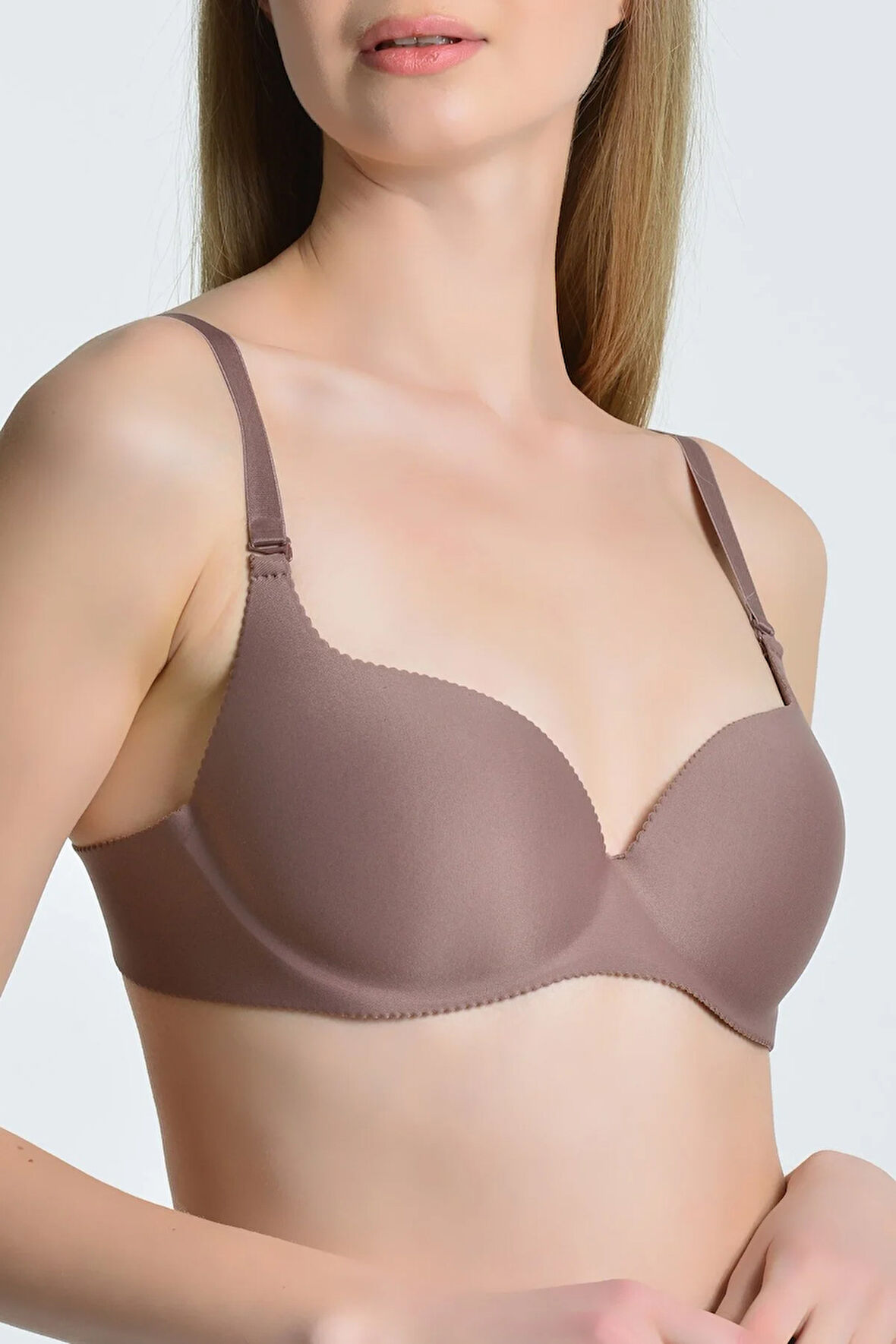 6701 Kadın Lazer Kesim Dikişsiz Destekli Sütyen