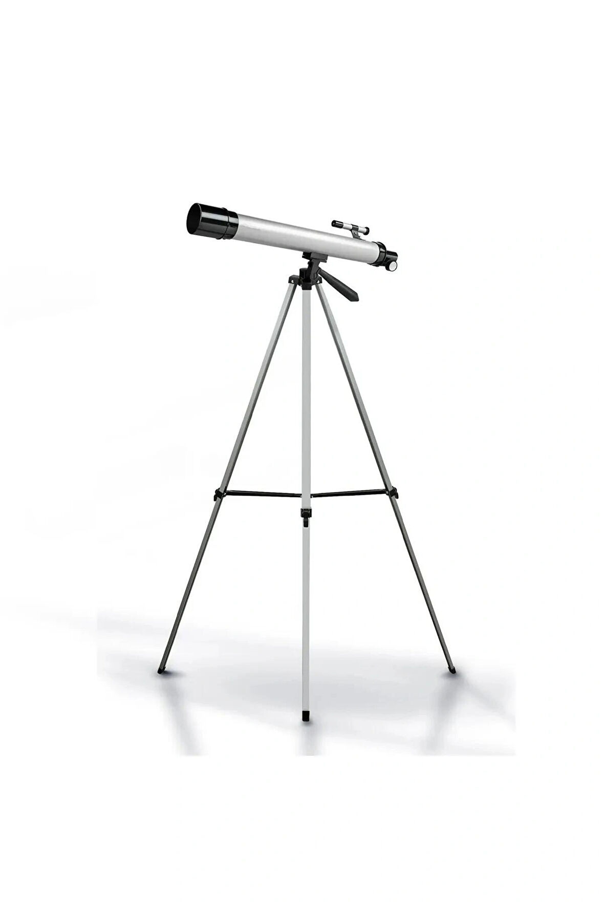 Teleskop 100 Kat Yakınlaştırma 50mm Eğitici Astronomik Uzay Doğa Ay Gözlem Teleskobu + Tripod