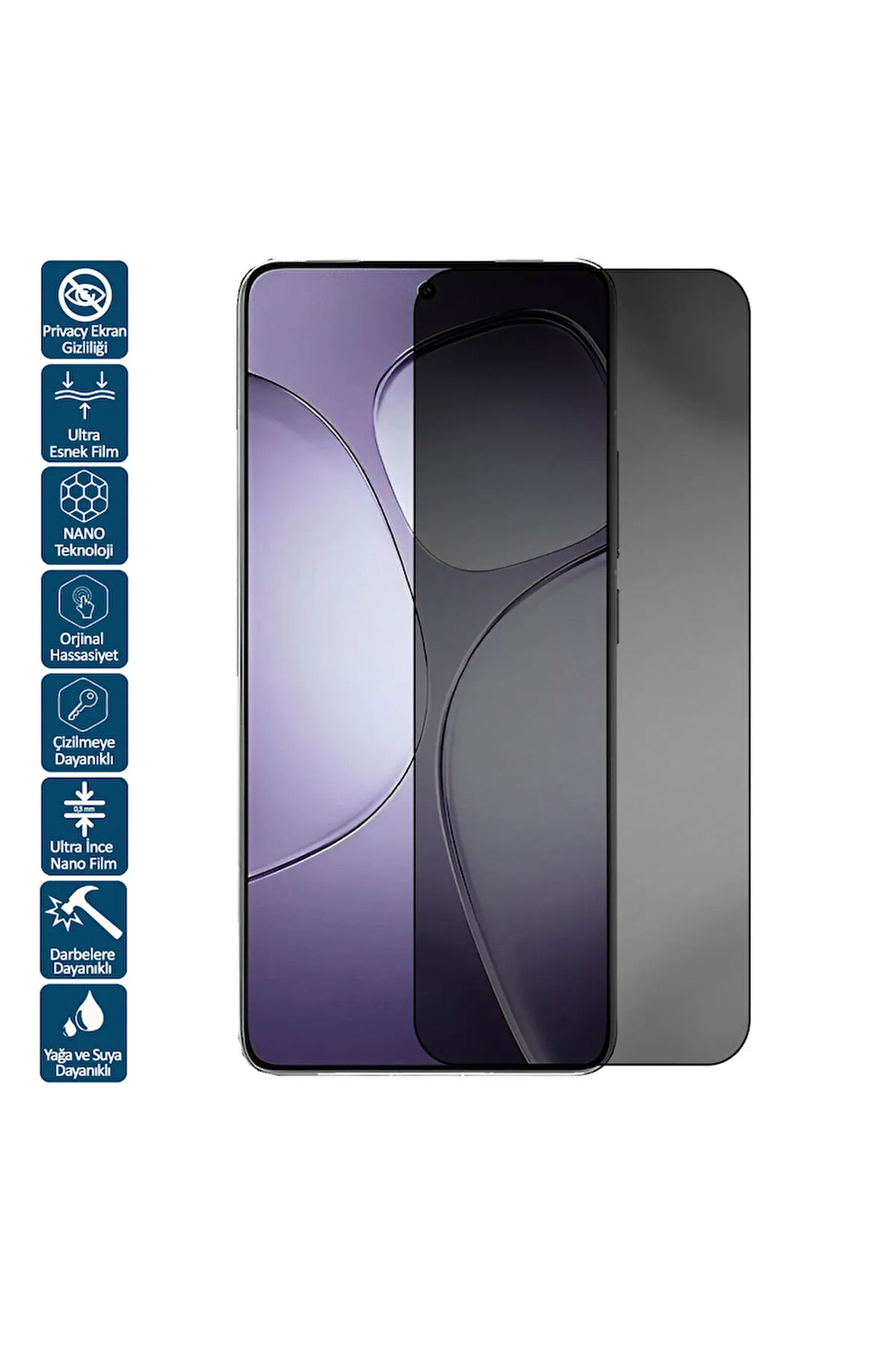 Redmi K70 Ultra İçin UyumluPrivacy Hayalet Ekran Koruyucu Film
