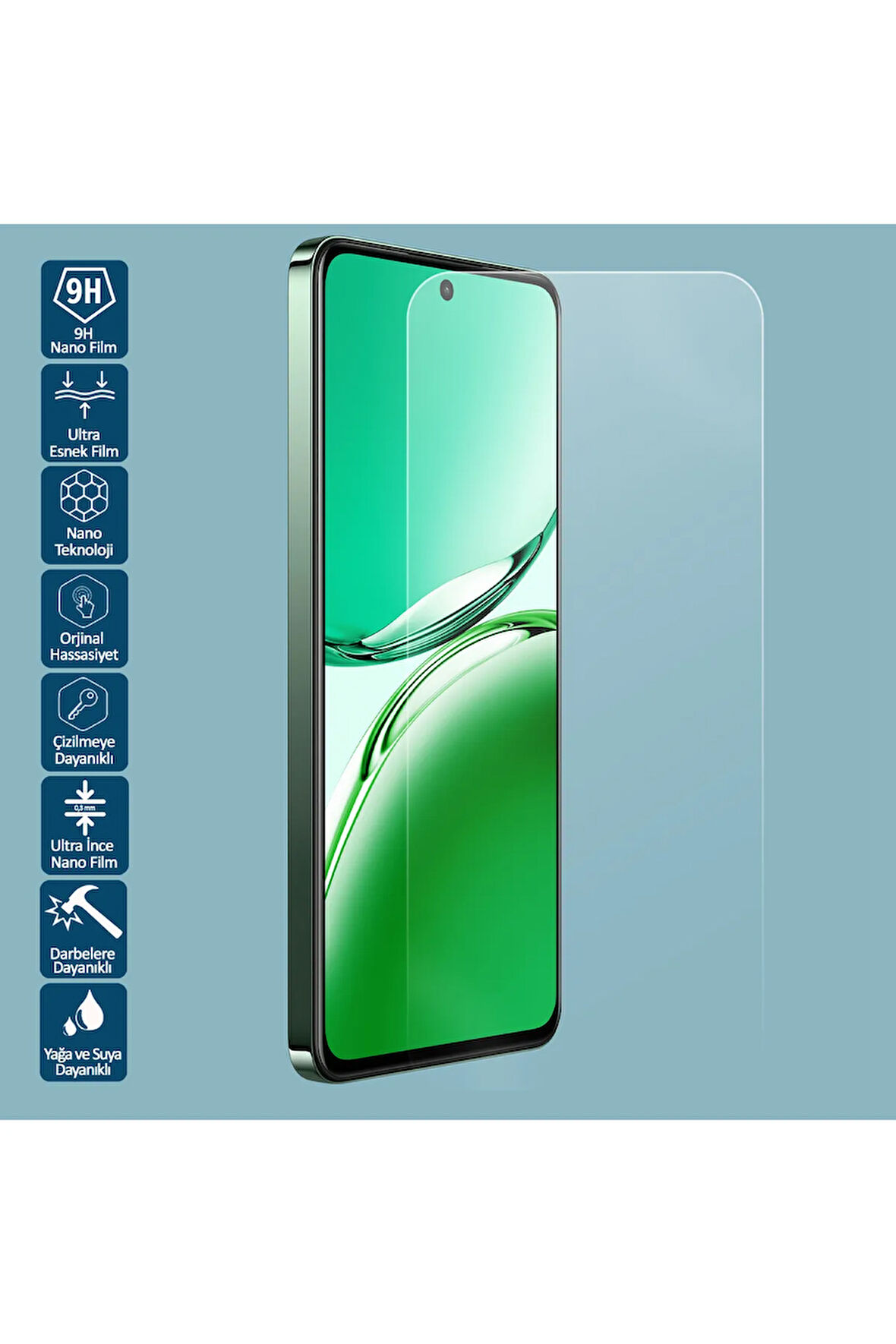 Oppo Reno 11FS Uyumlu Nano Ekran Koruyucu Film