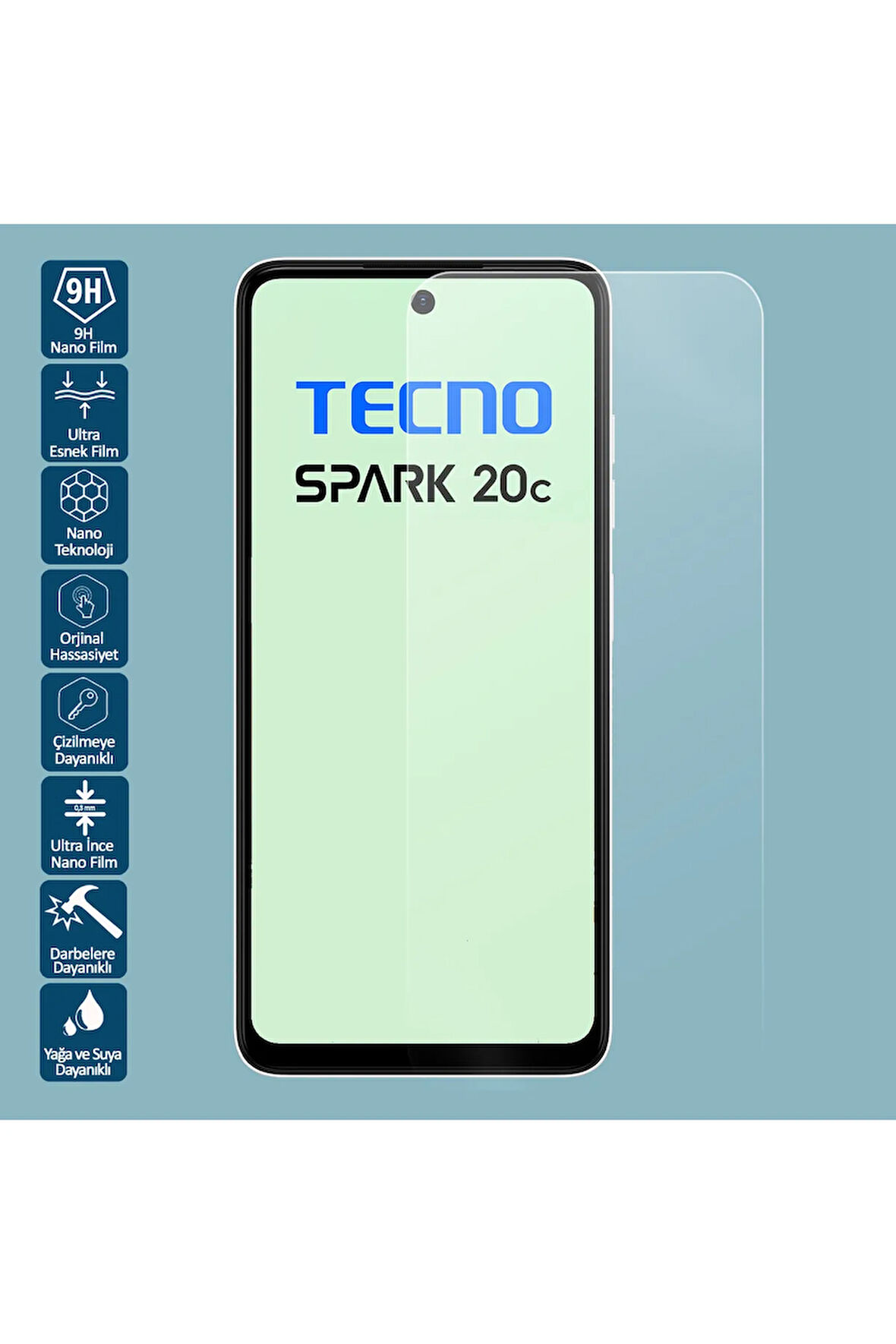 Tecno Sperk 20C Nano Ekran Koruyucu Film