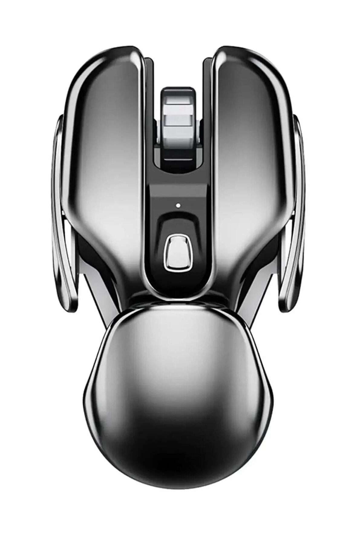 Kablosuz Şarjlı Mouse Modern Tasarım Ergonomik Metal Mouse, 2,4 GHz Sessiz Tıklama