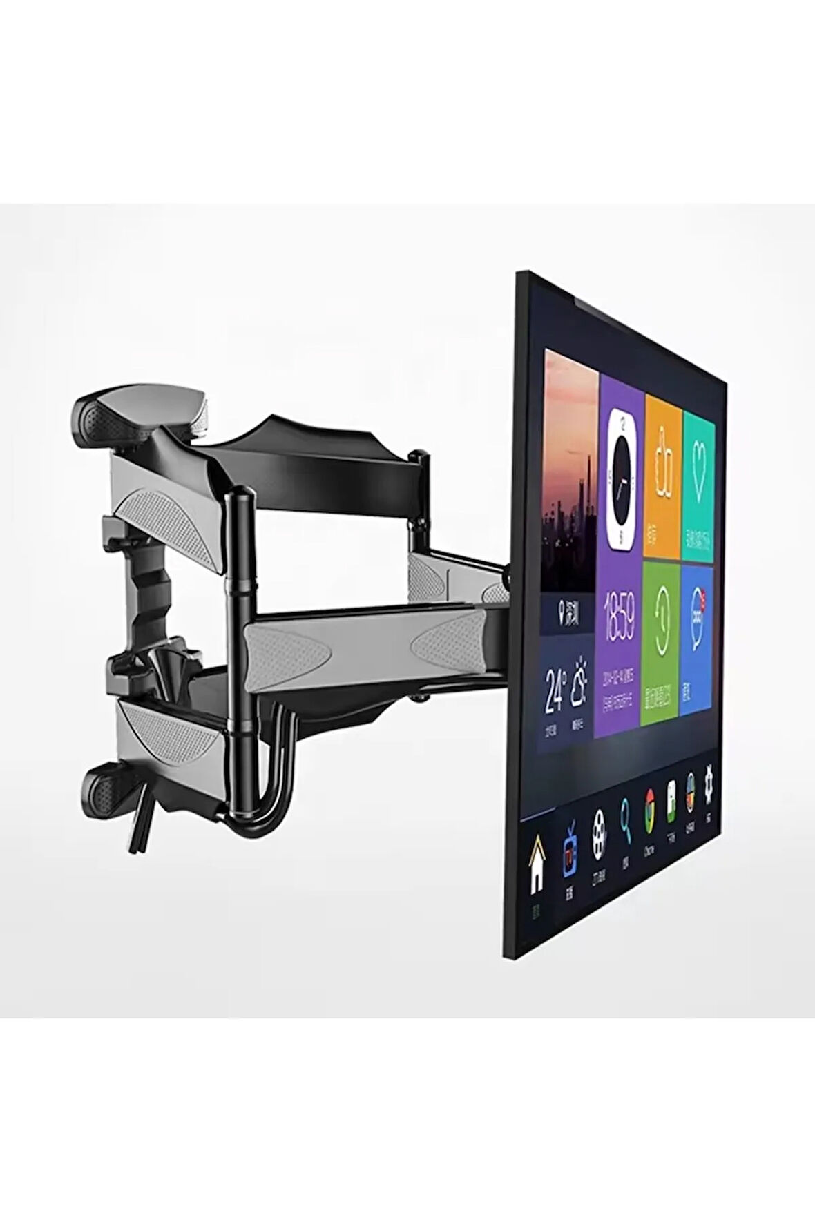 VESTEL 50UT9740 50" Smart 127 Ekran LED TV Uyumlu Full Motion Güçlendirilmiş  Hareketli Askı Aparatı