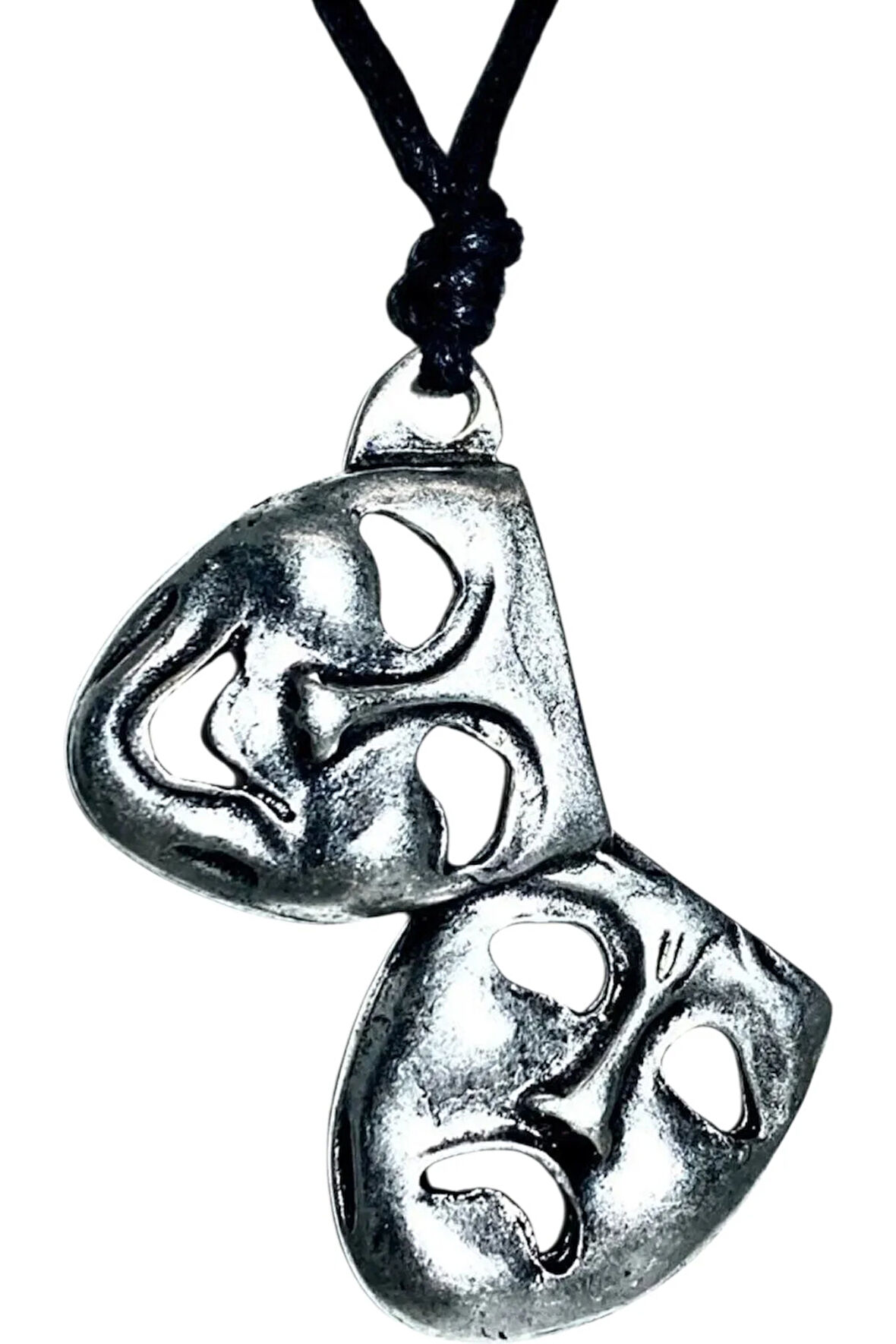 Tiyatro Zamak Motifli Tasarım Ayarlanabilir Pamuk İp Kolye 04