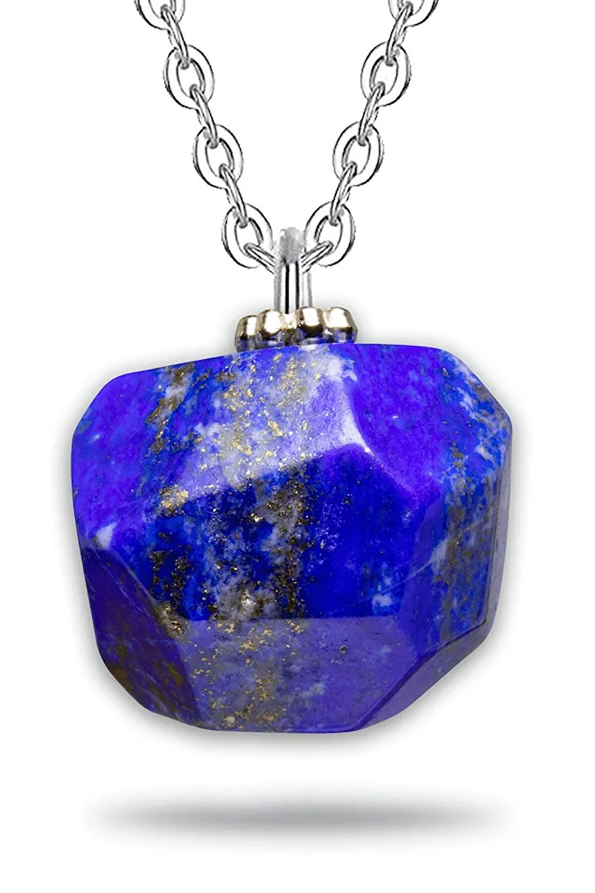 Sertifikalı Doğal Lapis Lazuli Taşı Kolye
