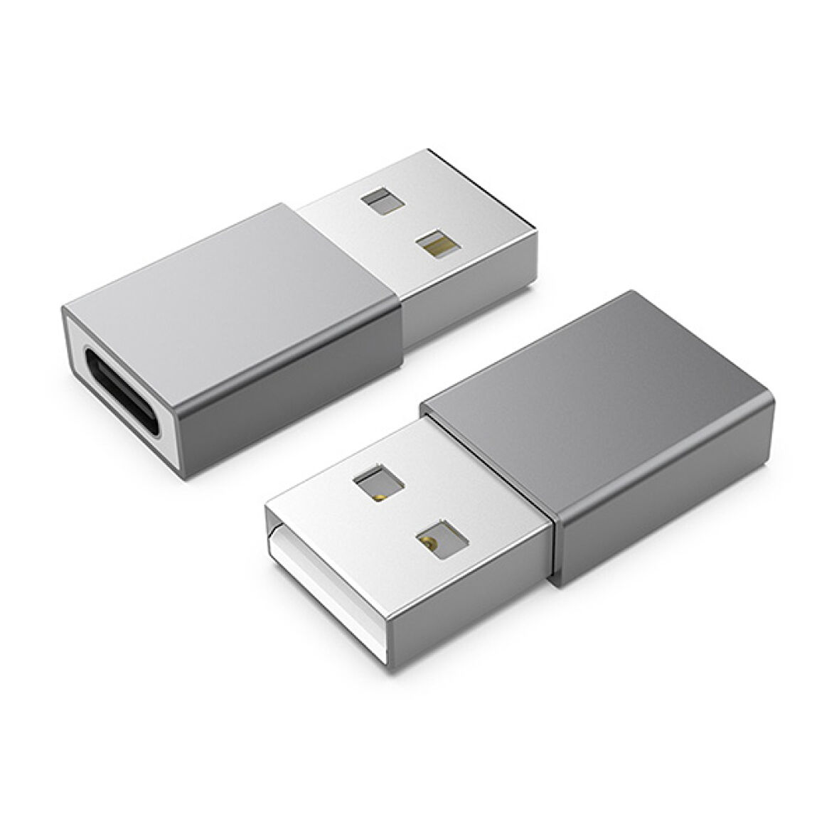 MH-301 USB to Type-C Dişi Çevirici Dönüştürücü Adaptör (Gri)