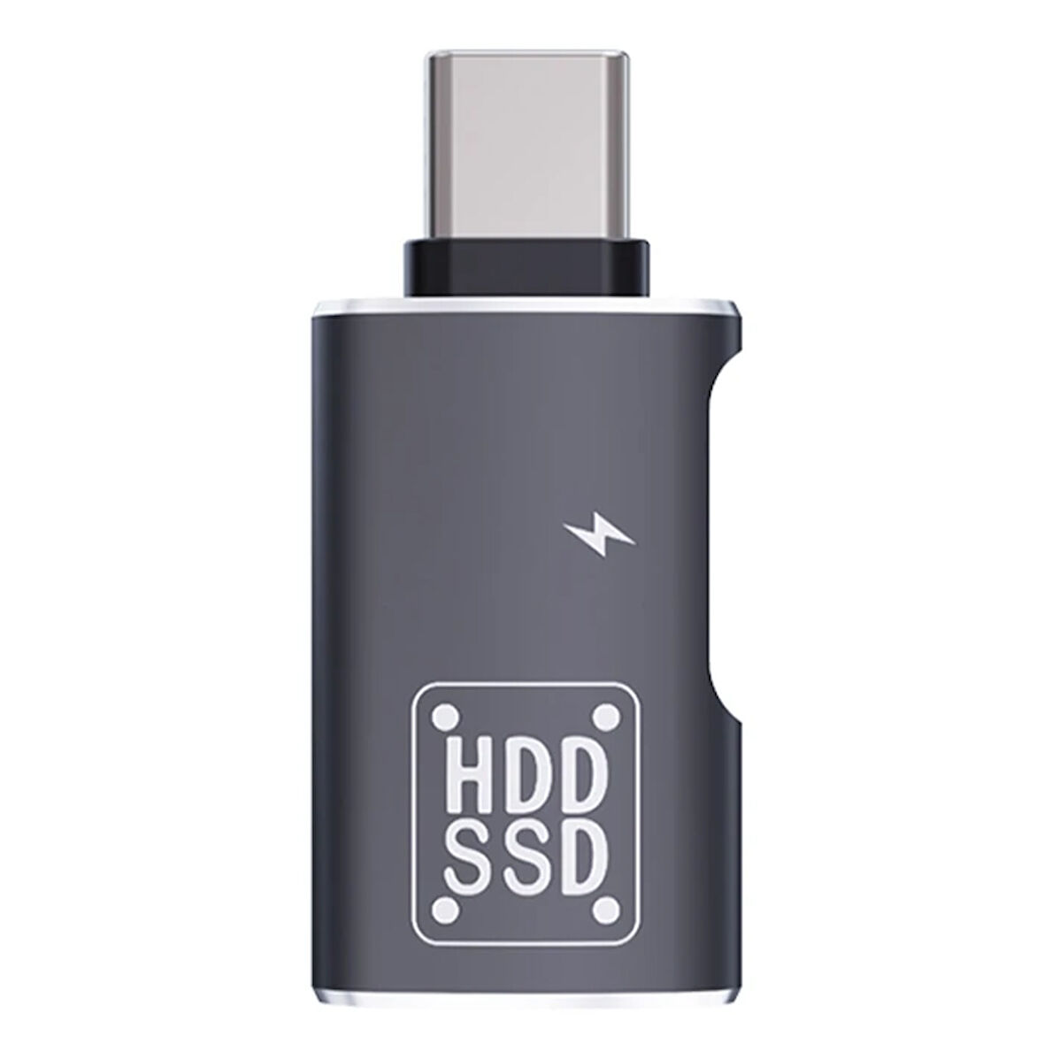 Type-C To Şarj + OTG 3.0 Dönüştürücü Adaptör (Siyah)
