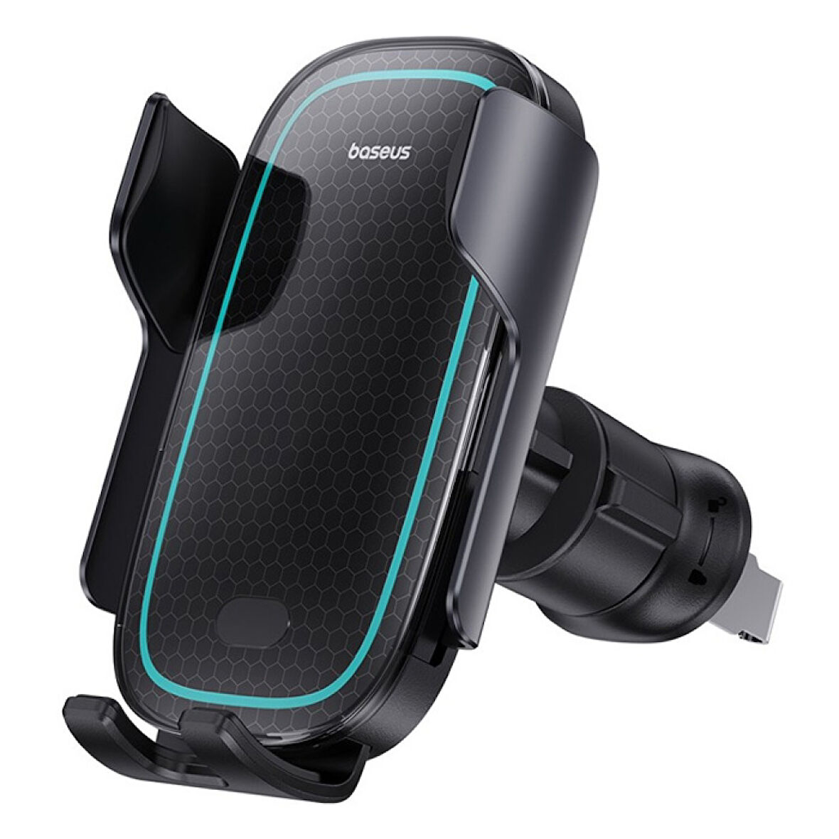 Baseus Milky Way Pro 15W Kablosuz Şarjlı Havalandırma Bölmesi Araç Telefon Tutucu (Siyah)