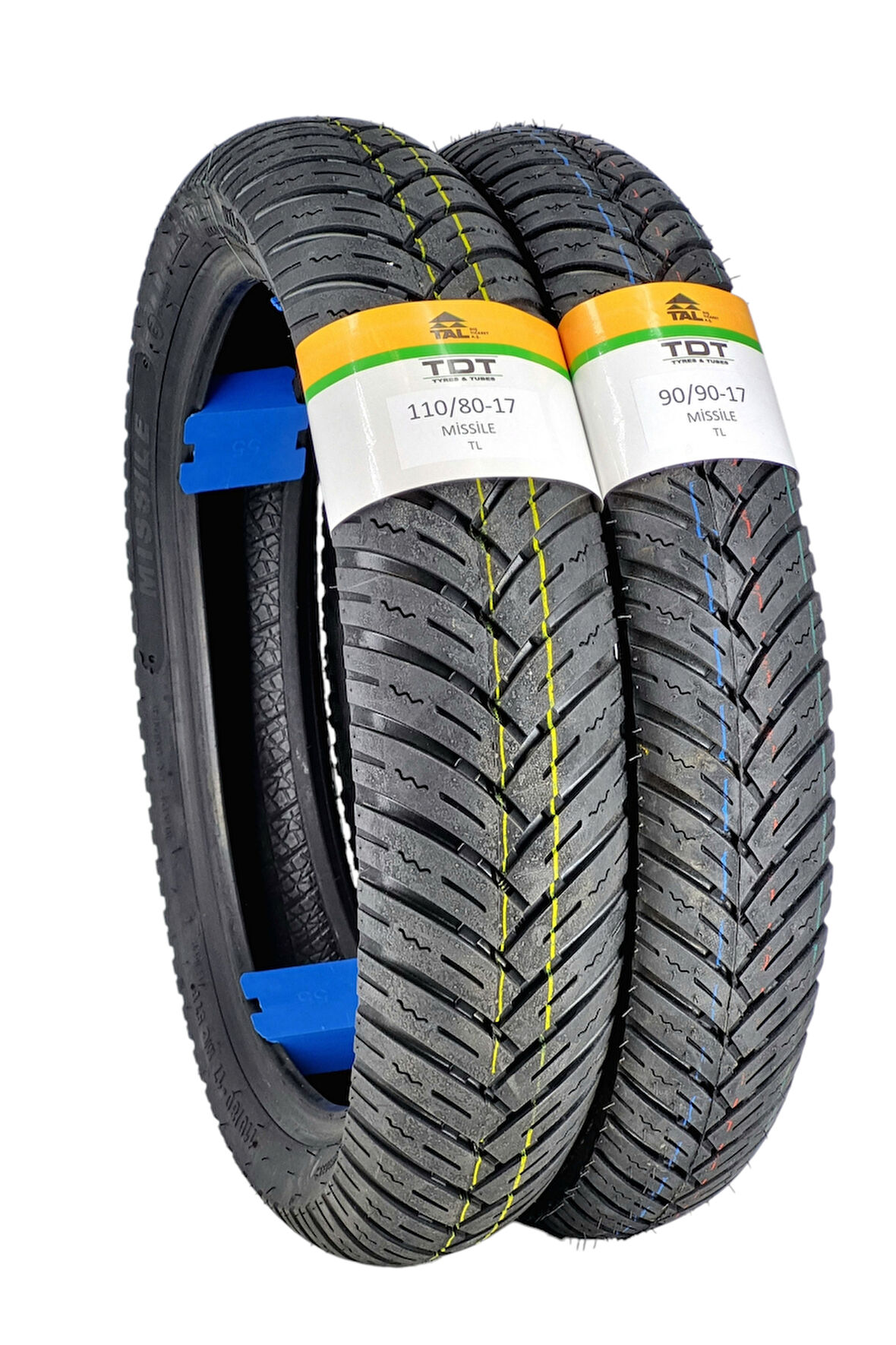 110/80-17 VE 90/90-17 LASTİK TAKIMI TL (TUBELESS - DUBLEKS)