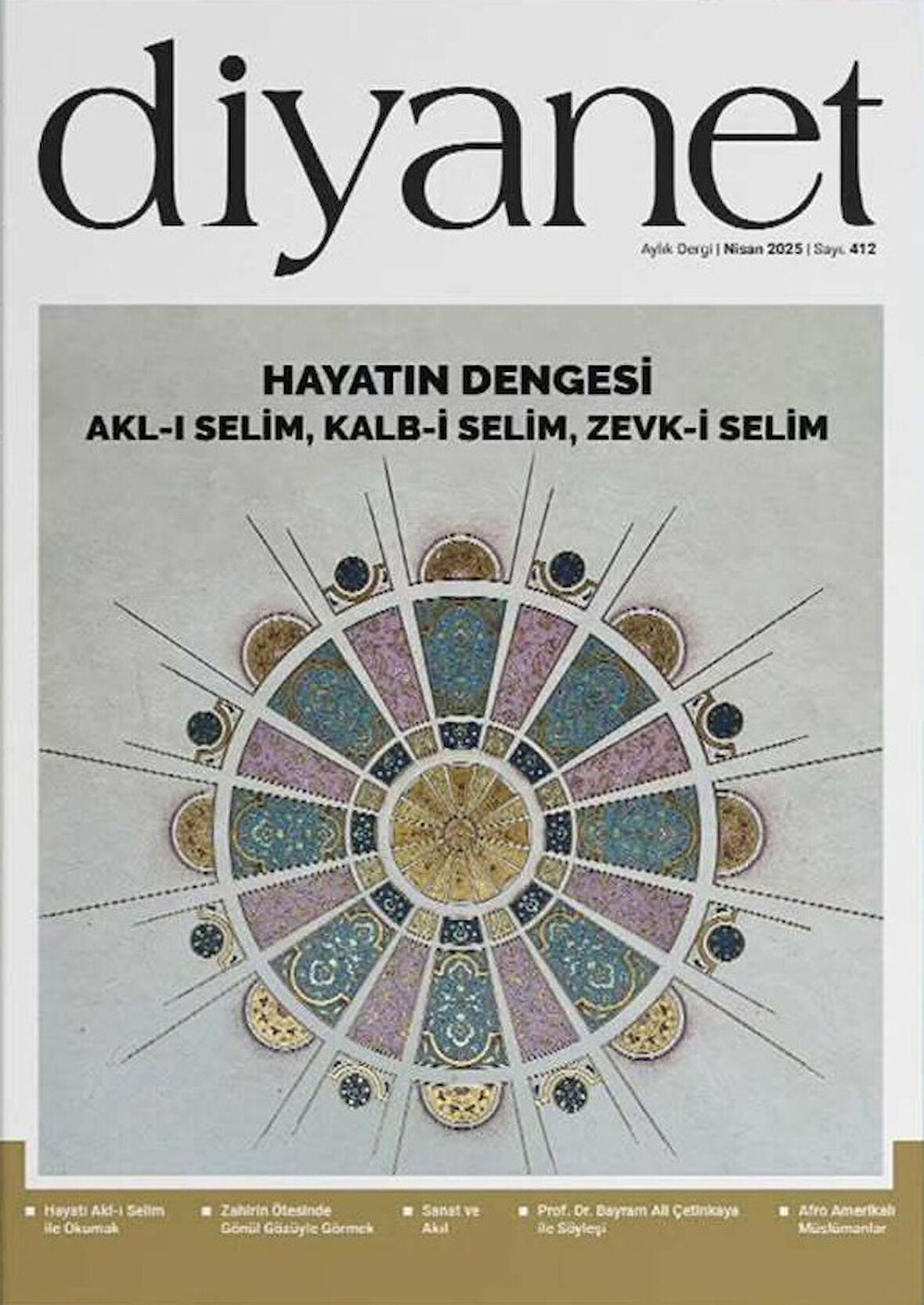 Diyanet Aylık Dergi 412. Sayı Nisan 2025