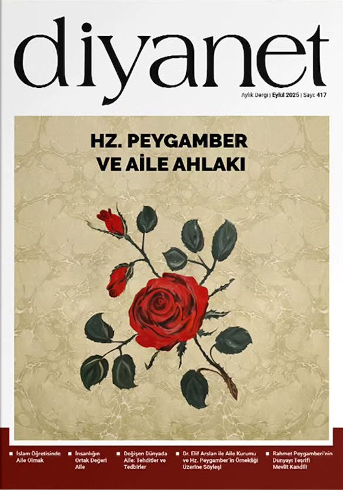 Diyanet Aylık Dergi 417.Sayı Eylül 2025