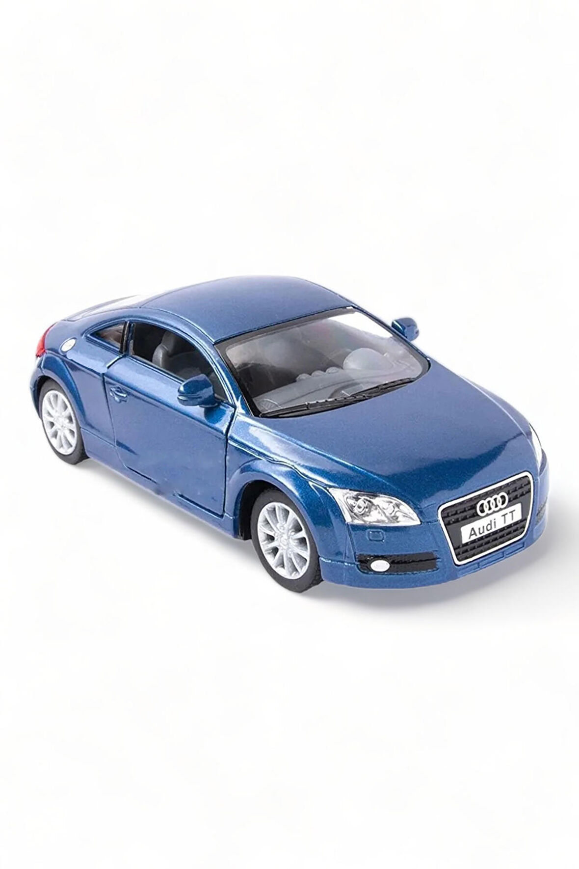 Metal Model Audi Lisanslı Die-Cast Araç 1,36 Çek Bırak Kapı Aç Kapa 2008 Audi  Tt Coupe