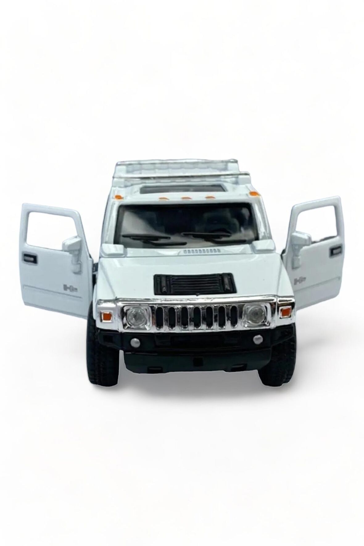 Metal Model Hummer Lisanslı Die-Cast Araç 1,36 Çek Bırak Kapı Aç Kapa Hummer H2