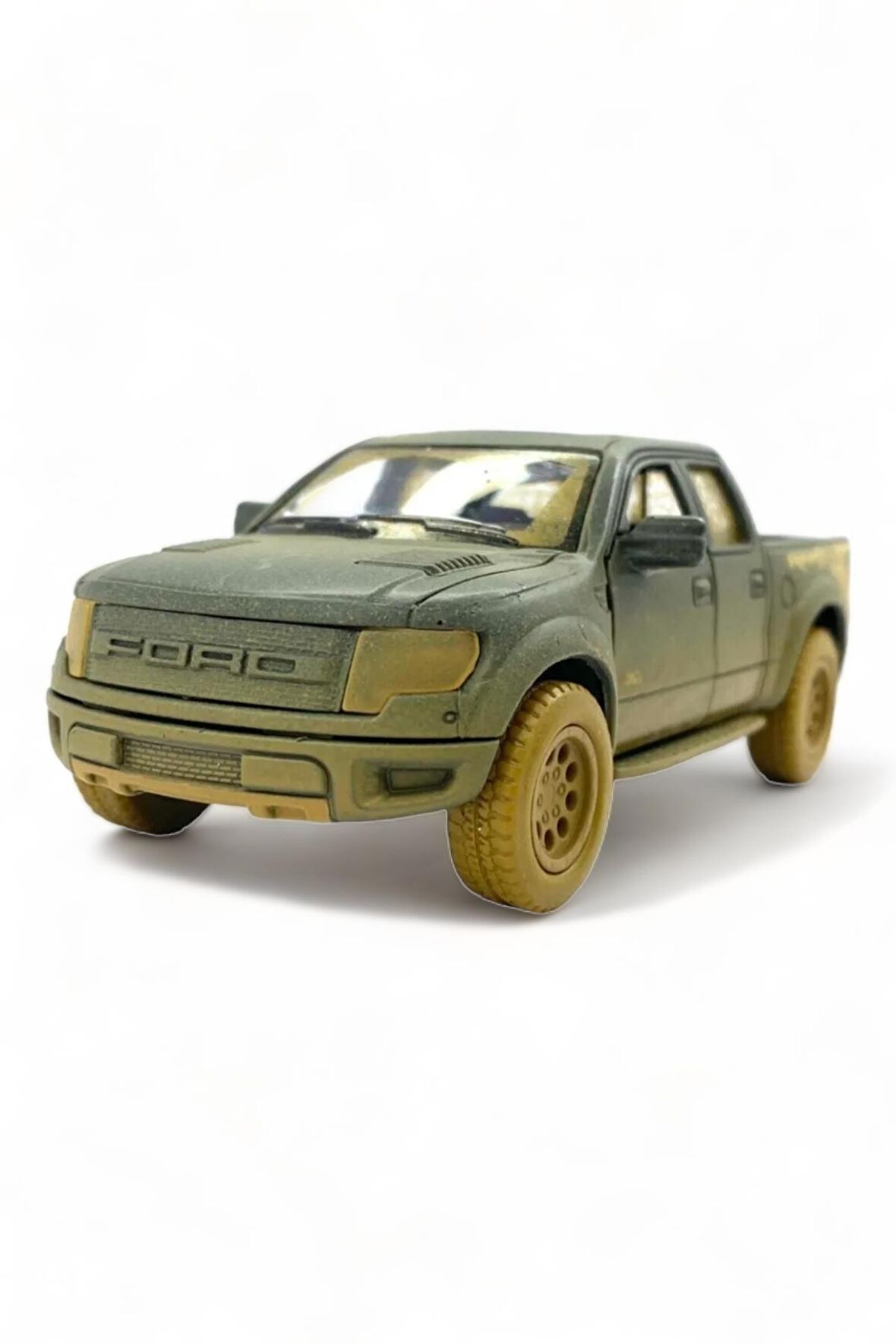 Ford F-150 Raptor  Model Araba 1,36 Ölçek Lisanslı Çek Bırak Araba Ford F-150 Raptor Supercrew Mavi