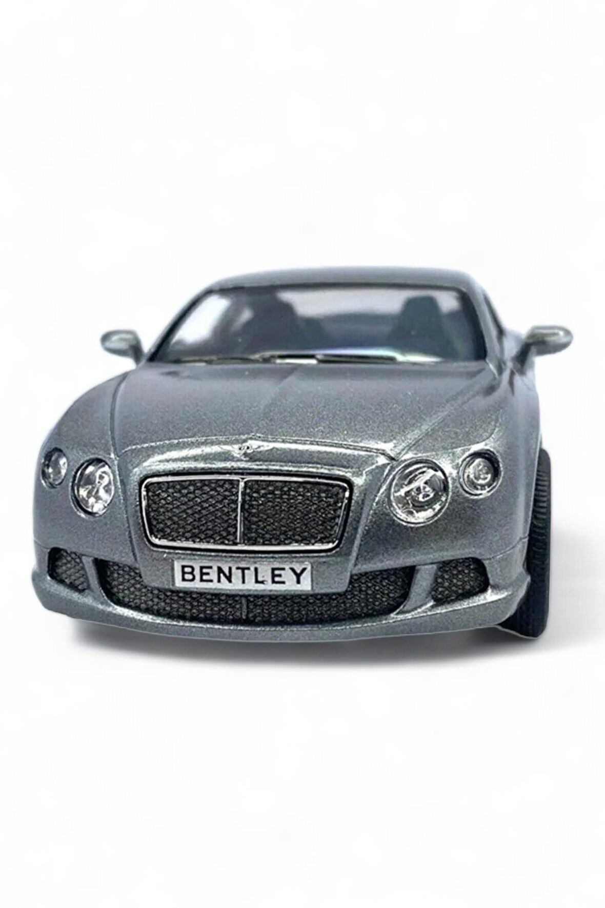 Bentley Continental GT Speed Model Araba 1,36 Ölçek Lisanslı Çek Bırak Araba Kapı Aç Kapa Gri