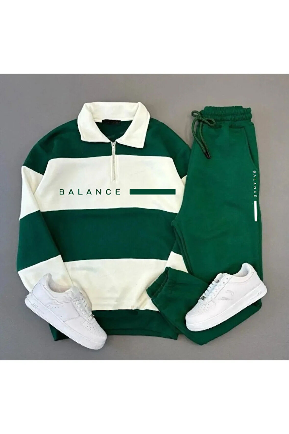 Erkek Eşofman Takımı Balance Baskılı