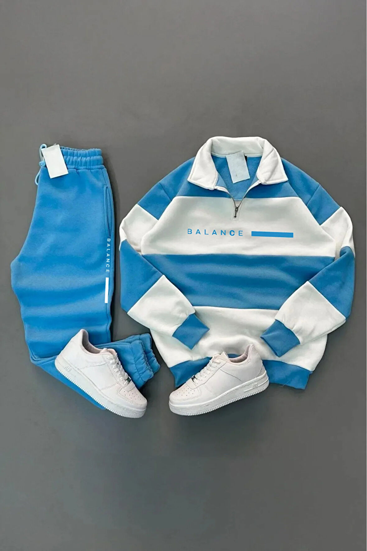 Erkek Eşofman Takımı Balance Baskılı