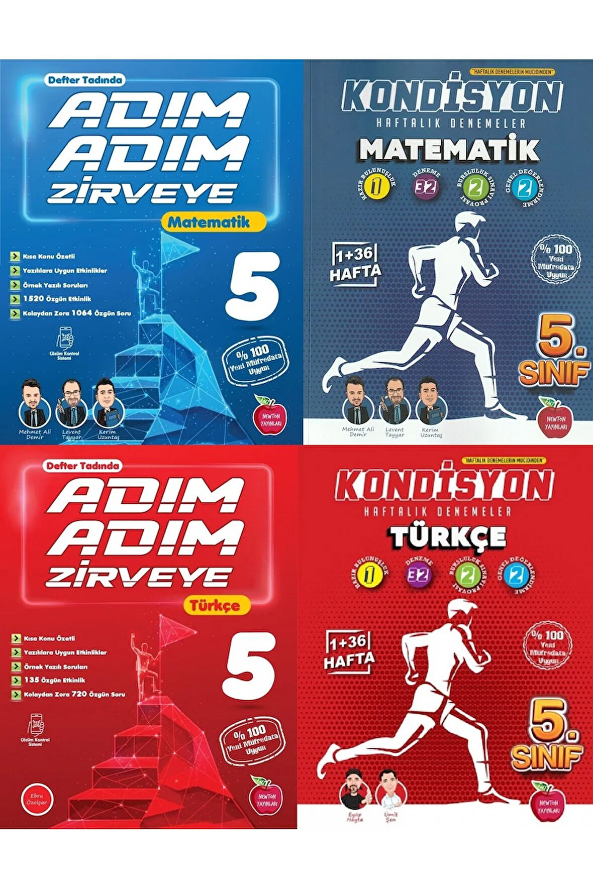 5. Sınıf Türkçe ve Matematik Soru Bankası + Kondisyon Türkçe ve Matematik Denemeleri Seti