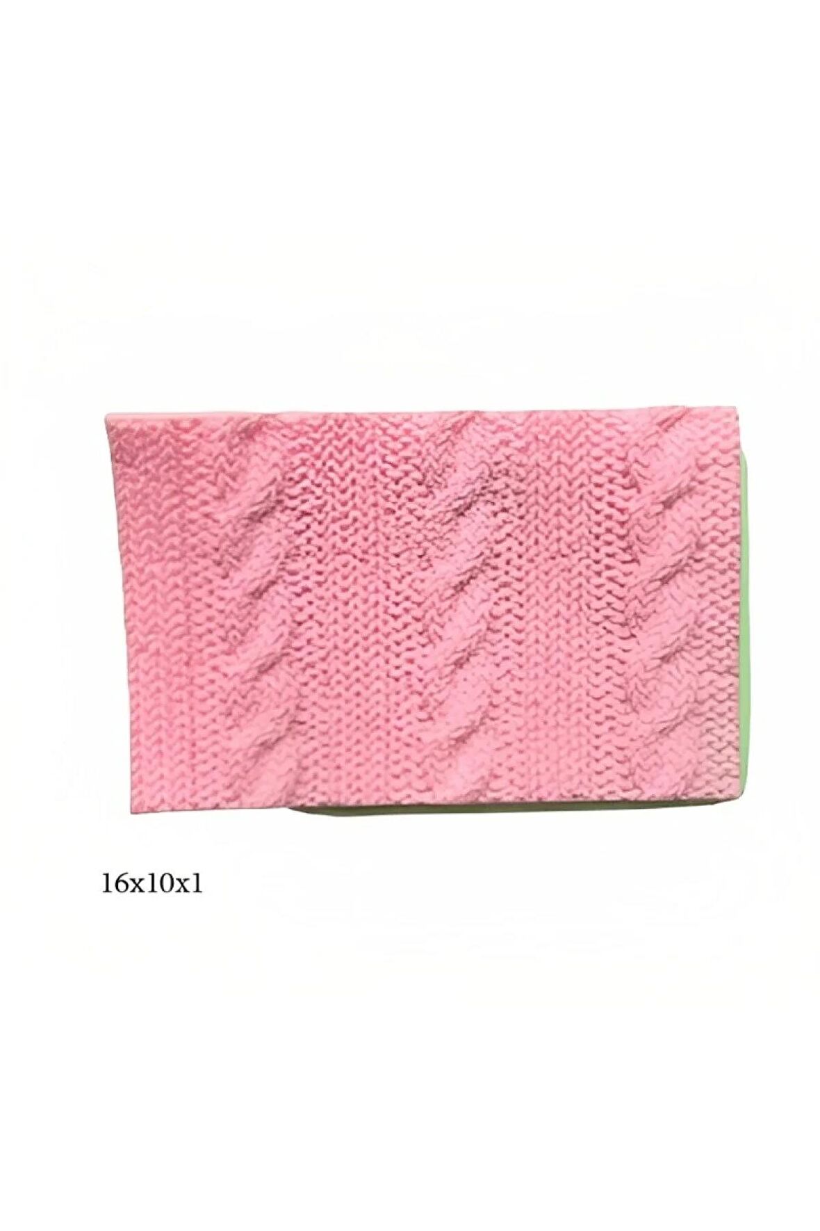 Dekoratif Kenar Şeklinde Silikon Şeker Hamuru Sabun Ve Mum Kalıbı