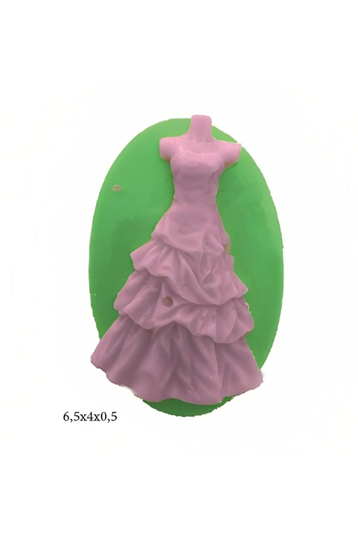 Dekoratif Kenar Şeklinde Silikon Şeker Hamuru Sabun Ve Mum Kalıbı