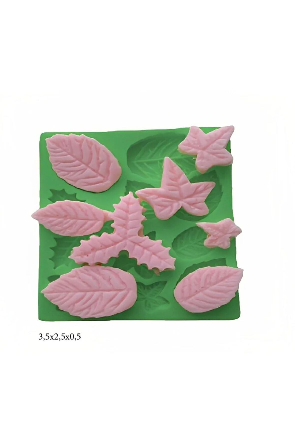 Dekoratif Kenar Şeklinde Silikon Şeker Hamuru Sabun Ve Mum Kalıbı