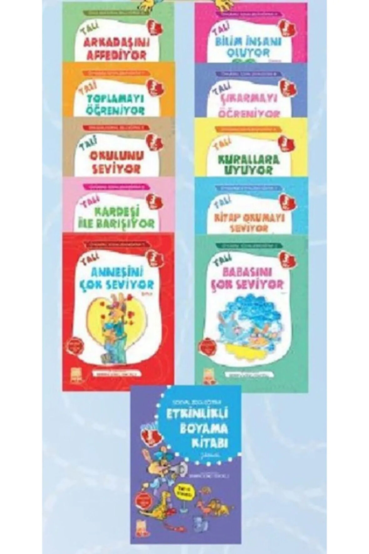 Tali-3 Öykülerle Sosyal Zekâ Eğitimi (set-3) 10 Ki