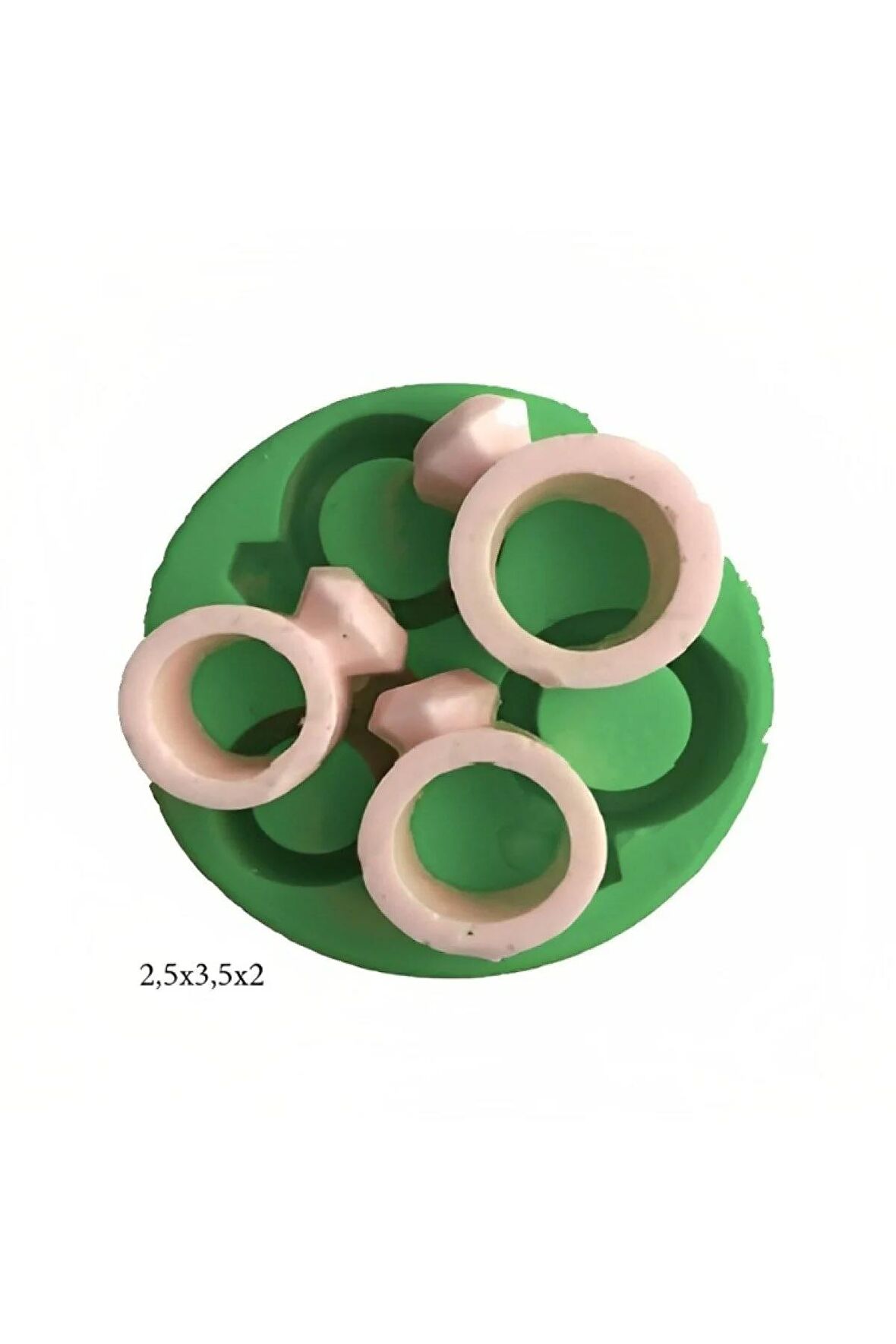 Dekoratif Kenar Şeklinde Silikon Şeker Hamuru Sabun Ve Mum Kalıbı